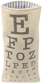 Treasure Gurus Eye Doctor Chart Eyeglasses Pouch Soft Case