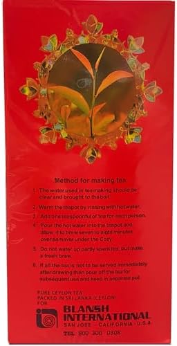 Zarrin - Pure Ceylon Tea OPA, Orange Pekoe A, 1LB (454g), Loose Leaf Tea