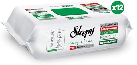 Sleepy Easy Clean White Soap Additive Surface Cleaning Towel, 1200 Sheets