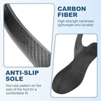 Estinko Carbon Fiber AFO Brace Ankle Foot Orthosis Lightweight Foot Drop Brace Drop Foot Brace for Walking Gait Assistance Ankle Instability,Right
