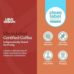 Love Grown Plastic-Free Coffee Pods, 100% Arabica Single-Serve Cups, Compostable, Non-GMO - Compatible with Keurig Coffee Pods Machines and K-Cup Brewers Medium Roast, Box of 15
