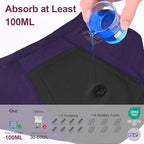Incontinence Underwear for Women - 100ml Absorbency, Reusable, Leak Proof | Bladder Control Panties for Women | Postpartum & Menopause 5 Pack (5 Color, L)