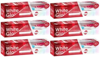 White Glo Extra Strength Whitening Toothpaste Professional Choice (100ml) - Pack of 6