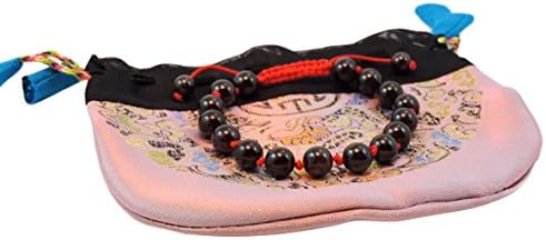 Handmade Tibetan individually knotted adjustable wrist mala yoga bracelet for meditation many choice (Garnet ( red cord ))