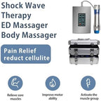 Electric Shockwave Therapy Machine for Joint Muscle Pain, Focused Shock Wave Machine with Touchscreen, Extracorporeal Shock Wave Device for Relieve Elbow Foot Knee Back Aches Home Use