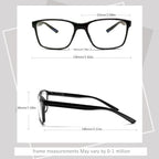 JOSCHOO Reading Glasses 5 Pack Blue Light Blocking Readers Spring Hinge Glasses for Reading for Men and Women