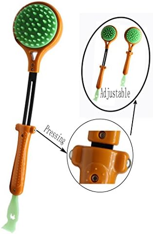 Massage Hammer,Multifunctional Stretchable Health-Preserving Back Scratcher and Body Relaxation Massager,for Household, Office Workers Blood Circulation Tool(Orange)