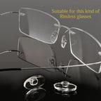 5 Pairs Eyeglasses Nose Pads Round Push in Nose Pieces,Slide in Nosepads for Glasses Sunglasses