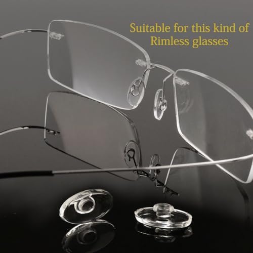 5 Pairs Eyeglasses Nose Pads Round Push in Nose Pieces,Slide in Nosepads for Glasses Sunglasses