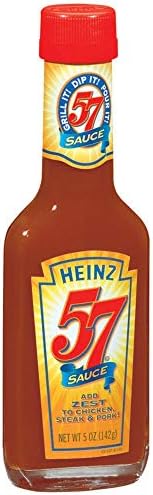 Heinz 57 Steak Sauce 5 oz (Pack of 2) (Adds zest to Steak, Chicken & Pork!)
