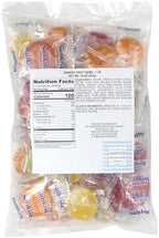 SunkistFruit Gems, 1 Pound Bulk Bag, Fruit Gems, Soft Candy Individually Wrapped