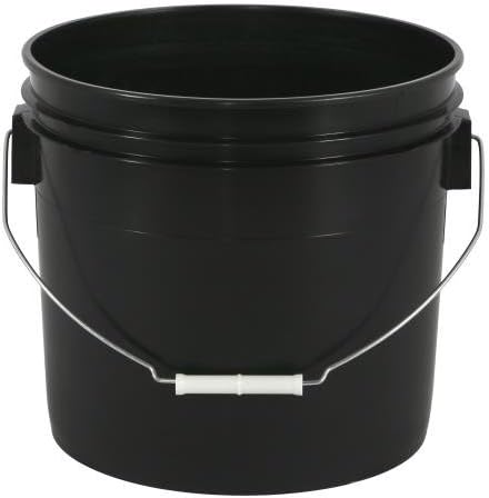 Gro Pro Black Plastic Bucket 3.5 Gallon