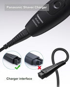 4.8V~5.4V Shaver Charger compatible with Panasonic Arc6 5 4 3 Electric Razor ES-LV65/LV67/LV95/LV97, ES-LA63/LA93/LF51/LT71 Wet Dry Razor Charger Cord Replacement.