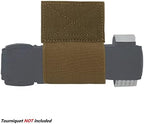 Elastic Tourniquet Holder with Hook & Loop Tourniquet Strap Storage Holster with Retention Loop for Duty Vest Chest Rig Tactical Competition Belt