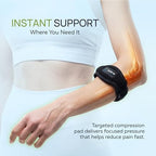 Tennis Elbow Brace With Compression Pad (2-Count) - Effective Pain Relief for Tennis & Golfer’s Elbow for Men & Women