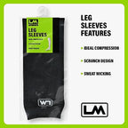 Loudmouth Football Leg Sleeves – Compression Football Leg Sleeves & Calf Sleeves for Men, Women & Youth, Sold as a Pair