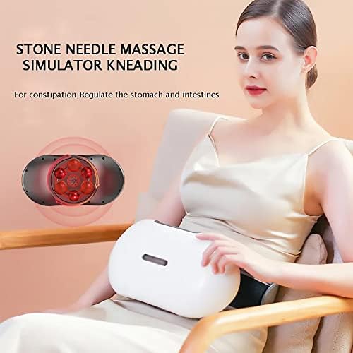 Abdominal Cellulite Massager, Stomach Massager with Heating and 3 Massage Modes, Alleviates Discomfort Caused by Problems Like Indigestion, Gas, Constipation, or Period Cramps