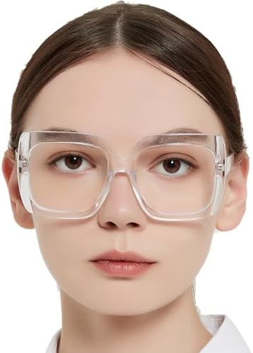 OCCI CHIARI Clean Large Reading Glasses Women Nerd Readers 2.25x(1.0 1.25 1.5 1.75 2.0 2.25 2.5 2.75 3.0 3.5 4.0 5.0 6.0)