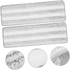 Didiseaon 2pcs Mop Pads Refill Compatible Strip Mop Pads Replacement for Floor Cleaning