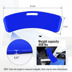 YHK Transfer Board and Slide Board for Transferring, Sliding Board Transfer to Wheelchair, Sliding Transfer Board Transfer to Bed, Car, Toilet, Sliding Board 26.7*7.7*0.47", Hold up to 440 lbs, Blue