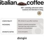 Dongio Caffe Venezia Blend Decaf Whole Bean Coffee - Medium-Dark Roast, 2.2 lb Bag - Roasted in Italy, CO2 Naturally Decaffeinated Italian Coffee Beans with Cocoa & Spice Notes
