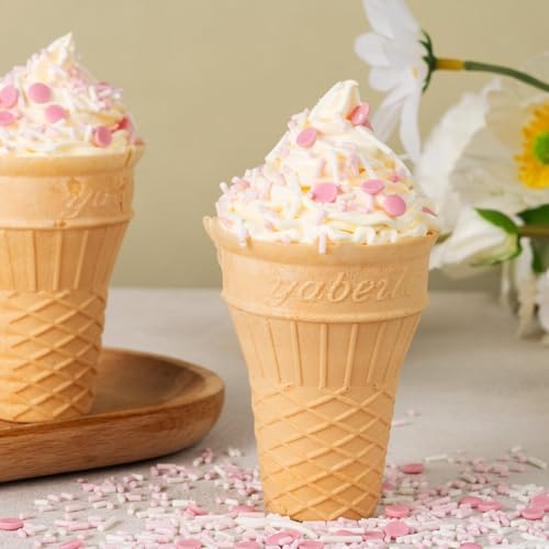 Dye Free Sprinkles No Artificial Dyes Natural Pink Confetti Jimmies Sprinkles for Cake Decorations Baby Shower, Cookies, Fondant Cake, Dessert Toppings, 4.2oz