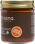 Artisana Organics Hazelnut Cacao Spread, 8 oz | No Palm Oil, Sweetened with Coconut Sugar