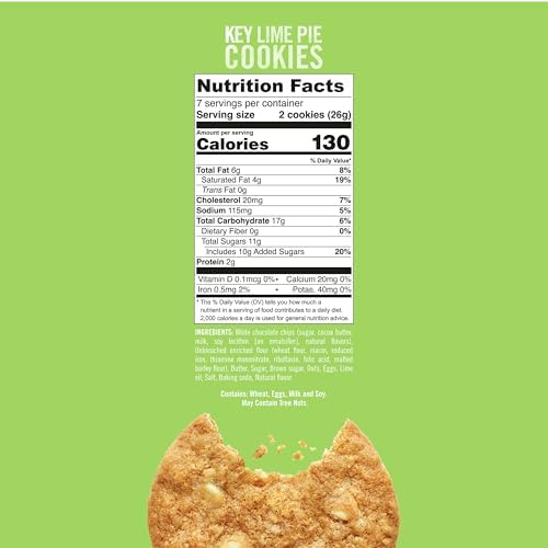 Tate's Bake Shop Key Lime Pie, 4-6.5oz Bags