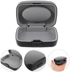 Ipetboom Small Portable Storage Case Shockproof Protective Box for Hearing Devices Design for -Term Use for Travel and Everyday