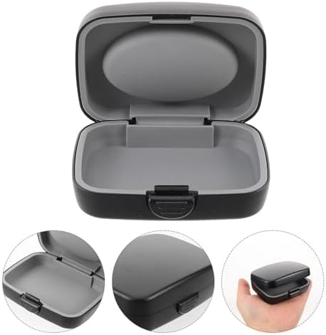 Ipetboom Small Portable Storage Case Shockproof Protective Box for Hearing Devices Design for -Term Use for Travel and Everyday