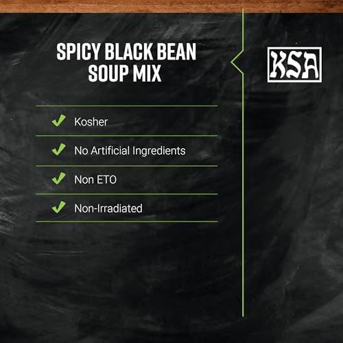 Frontier Co-op Spicy Black Bean Soup Mix, 7.90 oz - Hearty Blend for Soups, Stews, and Meal Prep