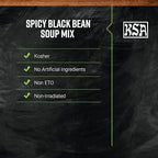 Frontier Co-op Spicy Black Bean Soup Mix, 7.90 oz - Hearty Blend for Soups, Stews, and Meal Prep