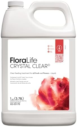 FloraLife Crystal Clear Liquid Flower Food 1 Gallon/3.78L