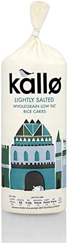 (2 Pack) - Kallo - Rice Cakes Slightly Salted | 130g | 2 Pack Bundle