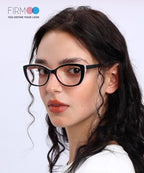 Firmoo Blue Light Blocking Computer Reading Glasses Vintage Cateye Acetate Frame for Women 0.5x-3.0x