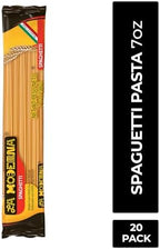 LA MODERNA, Spaghetti Pasta 7 oz (Pack of 20) | Family Bulk Pack | Made with Durum Wheat Semolina | Iron & B Vitamin Enriched | Kosher | Non-GMO | Ideal for Meal Prep