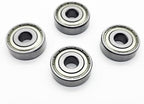 Wheelchair Rear Wheel Bearings,Compatible with 11MM(7/16") Wheel axles,ID11*OD35*T11mm,Universal Wheelchair Replacement Parts,Rear Wheel Bearing-STDS3J2413.(4pcs)