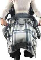 Multi-Purpose Leisure Blanket Cloak Wheelchair Blanket,Thickening Shawl Legs Protection Cover Warmer Wheelchair Accessory for Cold Weather