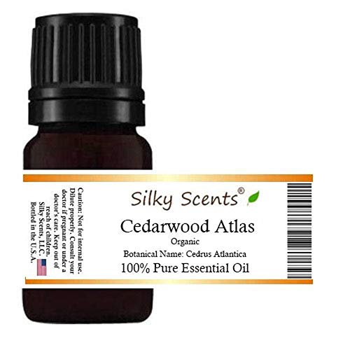 Cedarwood Atlas Organic Essential Oil (Cedrus Atlantica Substantial) 100% Pure and Natural - 1OZ-30ML