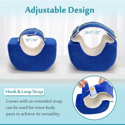 Foot Elevation Pillow Post Surgery Ankle Heel Protector for Pressure Sores Leg elevation Feet Pillow for Swelling Bed Sore Pressure Ulcer Cushion Ankle Support Foot Cradle Surgery Recovery Supplies