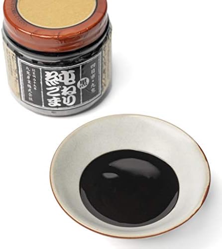 Kuki Sangyo Pure Black Sesame Paste (Unsweetened), 4.58oz, 100percent black sesame seeds