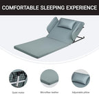 Lifting Bed Backrest - Electric Adjustable Power Bed Wedge Mattress with Pillow Cover for Elderly, Patient, Pregnant Women to Sitting and Sleeping Positioning Assistance, Steel Frame