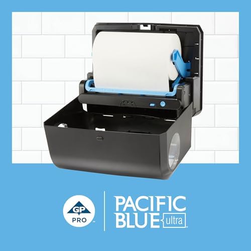Georgia-Pacific, Pacific Blue Ultra, 9" Paper Towel Rolls (26610), White, 6 Rolls per Case, 400' per Roll