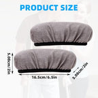 4 Pcs Crutches Padding, Grey Crutch Pads for Armpits and Hand Grips, Comfortable Crutches Accessories , Universal Crutch Pads for Armpits, Washable Pads for Crutches Underarm (2 Armpit+2 Hand Cushion)