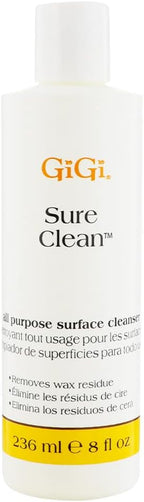 GIGI Sure Clean Wax Remover – All-Purpose Surface Cleaner for Wax Residue Removal, 8 fl oz