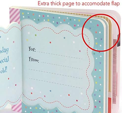 Now You Are One: Little Bird Greetings, Greeting Card Board Book with Personalization Flap, 1st Birthday Gifts for One Year Olds