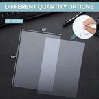 Waterproof Inkjet Transparency Film 13 x 19 Inch, 5 Mil 60 Sheets Professional Grade Printable Transparency Film for Silk Screen Printing, Overhead Projector, Crafts