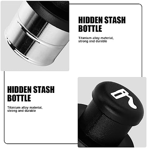 BESULEN Car Lighter Shape Secret Stash Pill Box, 2 Pcs Car Cigarette Lighter Shape Stash Container, Hidden Safe Secret Storage Box, Metal Plastic Case Pill Holder Diversion Organizer Compartment