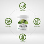 Organic Matcha Green Tea Powder, 1 lb (454g) | First Harvest, Culinary Grade | Japanese Sourced Cafe Mix | Zero Sugar, Keto Friendly, Non-GMO, Vegetarian