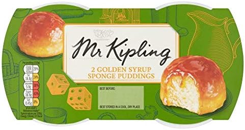 Mr Kipling Golden Syrup Sponge Puddings 3 X 2 Puddings
